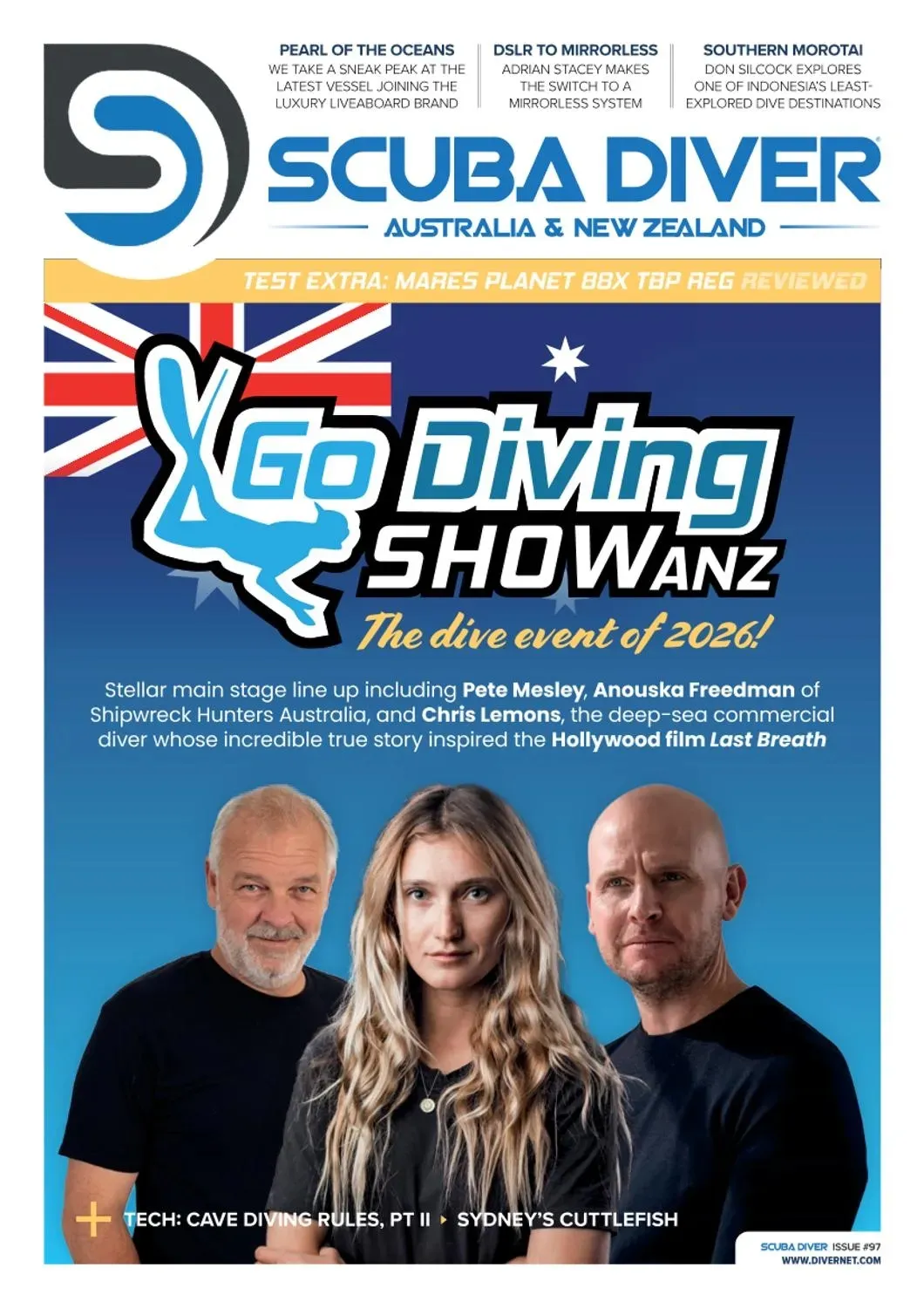 Scuba Diver Australia New Zealand – 25 August 2026