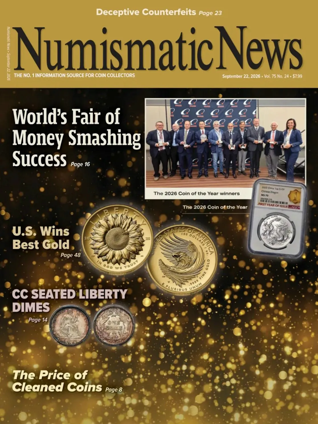 Numismatic News – September 22, 2026