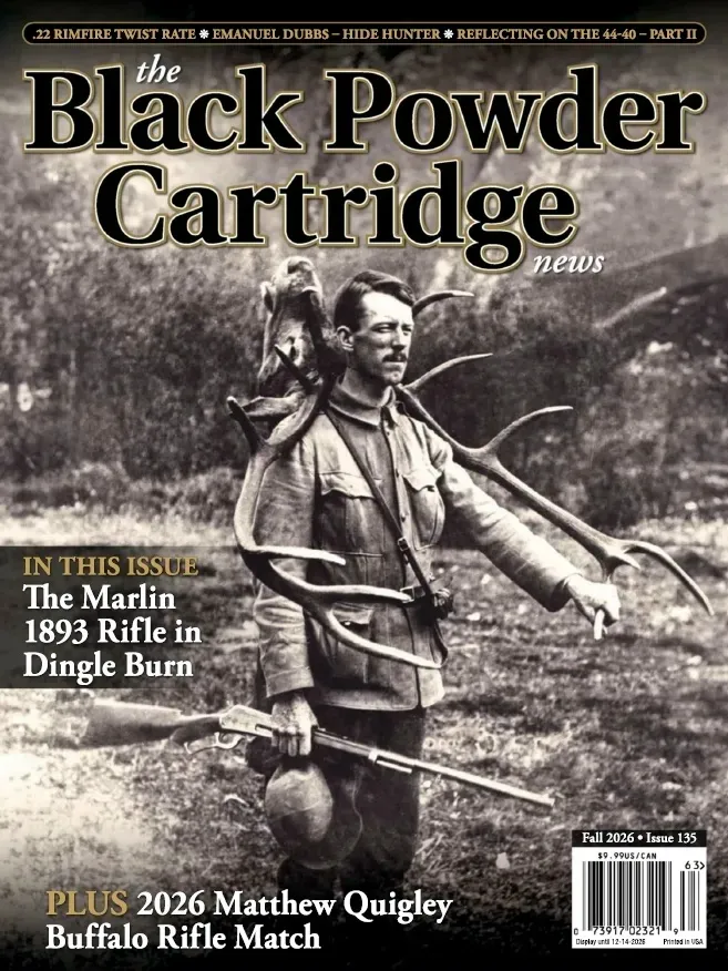 The Black Powder Cartridge News – Fall 2026