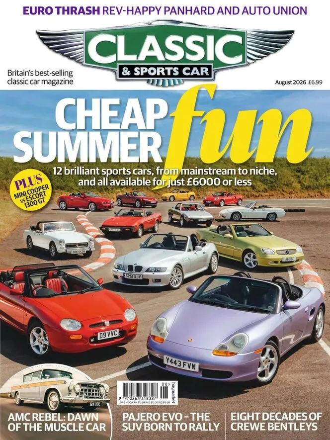 Classic Sports Car UK – August 2026